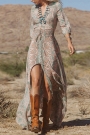 vintage-printing-elastic-waist-slit-dress