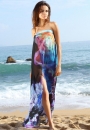 blue-floral-print-chiffon-beach-cover-up