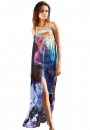 blue-floral-print-chiffon-beach-cover-up