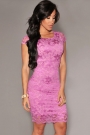 fuchsia-enticing-lace-surface-backless-bodycon-dress-with-lining