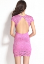 fuchsia-enticing-lace-surface-backless-bodycon-dress-with-lining