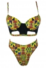 yellowish-african-print-cut-out-high-waist-swimsuit