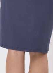 Women's Solid Round Neck Half Sleeve Bodycon Dress