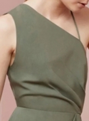 Women's One Shoulder Backless Irregular Dress