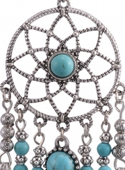 Women's Boho Turquoise Dreamcatcher Pendant Necklace
