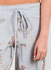 Women's Loose Floral Printed Wide Leg Pants