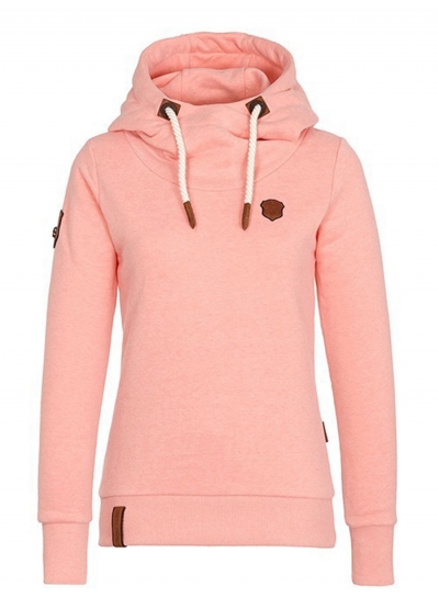 Women's Long Sleeve Pullover Fleece Drawstring Hoodie LEXELFASHIONINTSHOPS.com