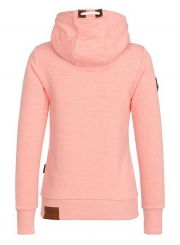 Women's Long Sleeve Pullover Fleece Drawstring Hoodie