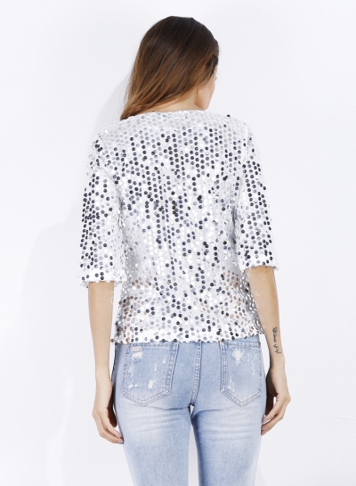 ladies sequin t shirt