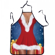 Fashion Sexy Halter Neck Christmas Backless Apron