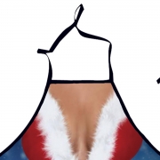 Fashion Sexy Halter Neck Christmas Backless Apron