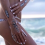 women-s-4-pieces-geometric-metallic-waterproof-tattoo-paper