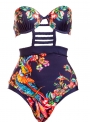 women-s-one-piece-strapless-floral-printed-swimsuit