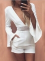 women-s-v-neck-flare-sleeve-hollow-out-romper