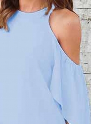 Fashion Off Shoulder Short Sleeve Loose Fit Dress