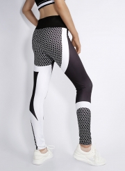 Fashion Color Block Yoga Sports Leggings