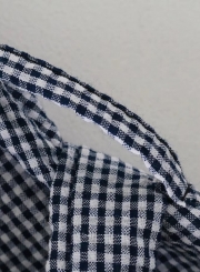 Fsahion Turn-Down Collar Long Sleeve Irregular Dress
