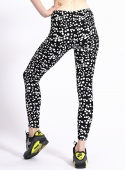 High Waist Polka Dot Yoga Leggings