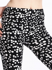 High Waist Polka Dot Yoga Leggings