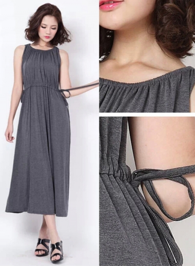 Sleeveless Slim Dress YOUYOUFASHIONEC.com