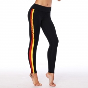 Fashion Striped Skinny Fit Ankle Yoga Leggings