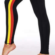 Fashion Striped Skinny Fit Ankle Yoga Leggings