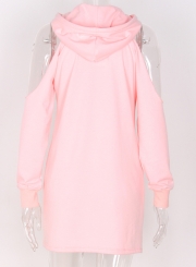 Fashion Hooded Sweatshirt Dress