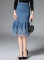 women-s-high-waist-fringe-tassel-mermaid-denim-skirt