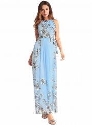 Sleeveless Floral Maxi Dress