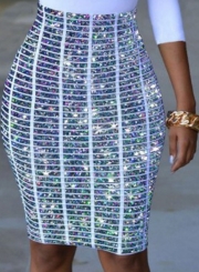 Fashion Half Sleeve 3D Printed Bodycon Party Dress