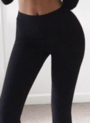 Fashion Long Sleeve Crop Top 2 Piece Pants Set