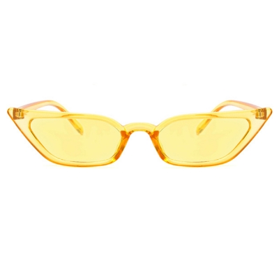 Fashion Transparent Small Frame Cat Eye Outdoor Sunglasses YOUYOUFASHIONEC.com