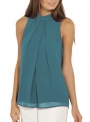women-s-fashion-summer-pure-color-sleeveless-flounce-halter-blouses
