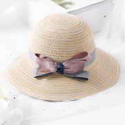 Fashion Casual Straw Floppy Foldable Rolled Up Beach Sunscreen Hat