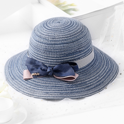 Fashion Casual Straw Floppy Foldable Rolled Up Beach Sunscreen Hat STYLESIMO.com