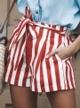 fashion-casual-loose-striped-waist-tie-straight-wide-leg-women-shorts