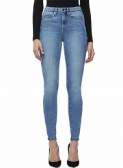 Casual Slim Hollow Out High Waist Zipper Fly Pencil Jeans With Pockets