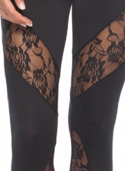 Sexy Slim Spicing Leopard Pattern High Waist Yoga Leggings