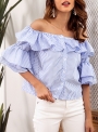 sexy-striped-off-the-shoulder-flounce-sleeve-loose-button-down-shirt