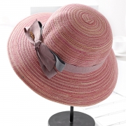 Fashion Casual Straw Floppy Foldable Rolled Up Beach Sunscreen Hat