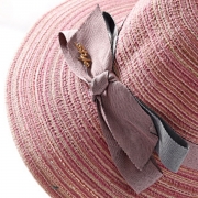 Fashion Casual Straw Floppy Foldable Rolled Up Beach Sunscreen Hat
