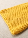 yellow-women-s-flare-sleeve-round-neck-loose-short-pullover-sweater