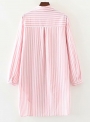 pink-casual-striped-long-sleeve-turn-down-collar-high-low-button-down-shirt