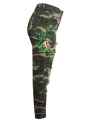women-s-casual-camo-embroidered-denim-pants